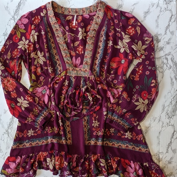 Free People Dresses & Skirts - Free People Violet Hill Tunic Mini Dress - GUC